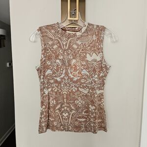 Ulla Johnson Orange Feldspar Ines Sleeveless Top NWT Size X-Small